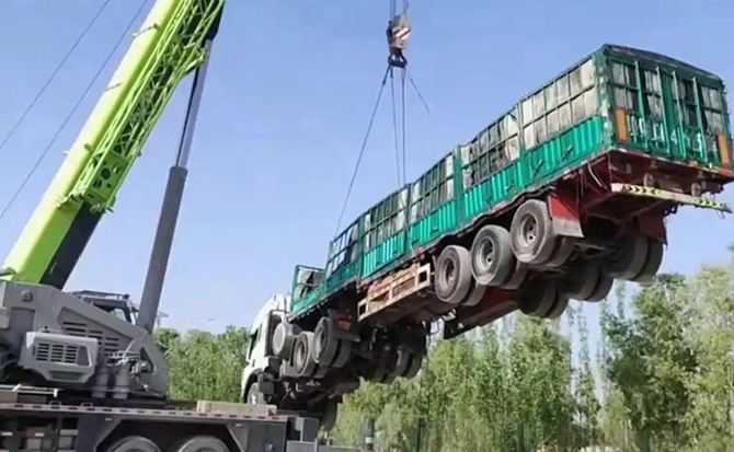 赣榆区道路脱困救援案例